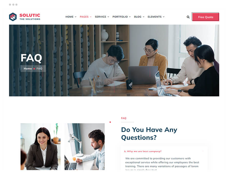 IT Solutions and Services HTML Template